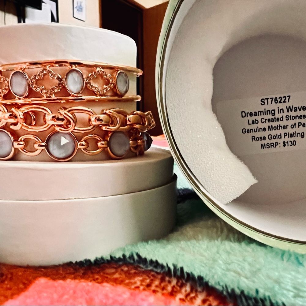 BP  Rose Gold Bracelet Set